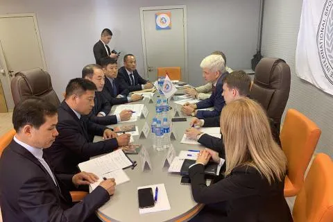The delegation of fire and rescue service of China visited Moscow